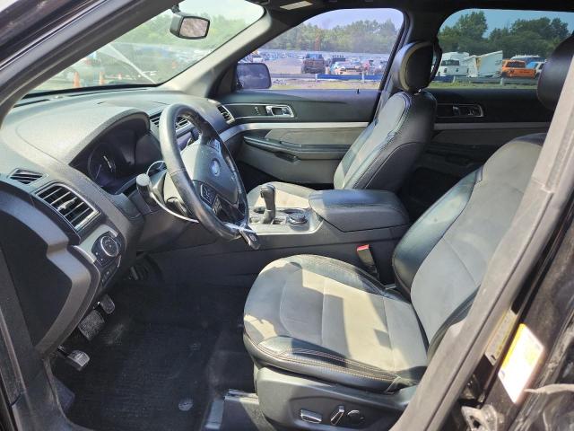 1FM5K8D8XHGB85607 - 2017 FORD EXPLORER XLT BLACK photo 7