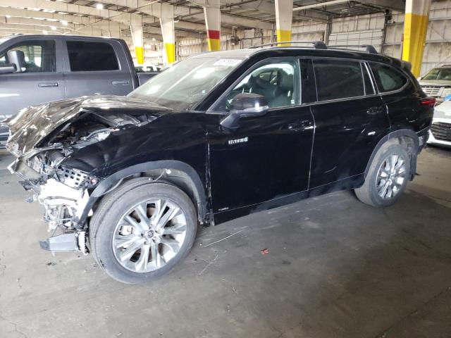 5TDXBRCH4MS062762 - 2021 TOYOTA HIGHLANDER HYBRID LIMITED BLACK photo 1