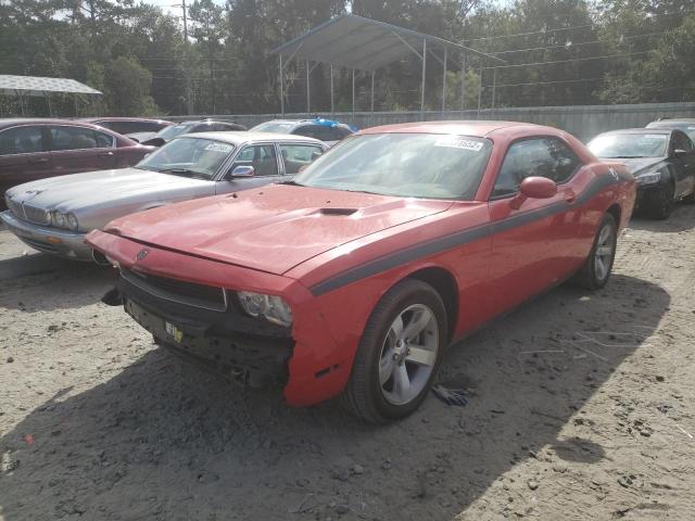 2B3LJ44V69H542673 - 2009 DODGE CHALLENGER SE RED photo 2