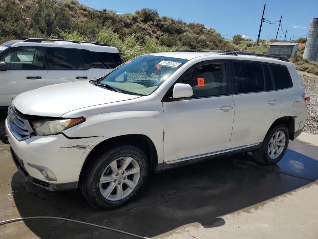 5TDZK3EH8BS043597 - 2011 TOYOTA HIGHLANDER BASE WHITE photo 1