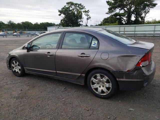 2HGFA1F59AH517490 - 2010 HONDA CIVIC lx LX GRAY photo 2