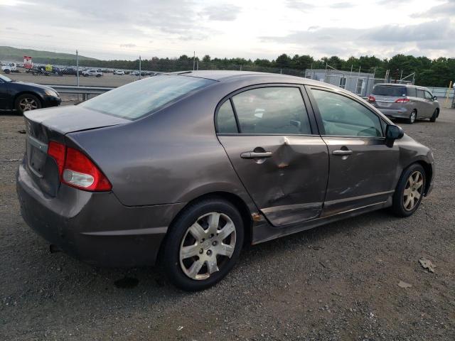 2HGFA1F59AH517490 - 2010 HONDA CIVIC lx LX GRAY photo 3