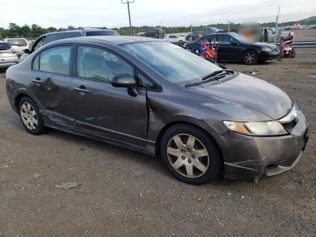 2HGFA1F59AH517490 - 2010 HONDA CIVIC lx LX GRAY photo 4