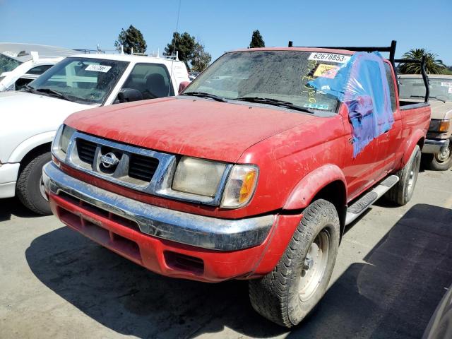 1N6ED26Y6YC437544 - 2000 NISSAN FRONTIER KING CAB XE RED photo 1