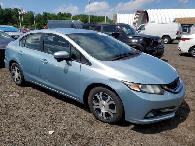 19XFB4F21EE200954 - 2014 HONDA CIVIC HYBRID BLUE photo 4