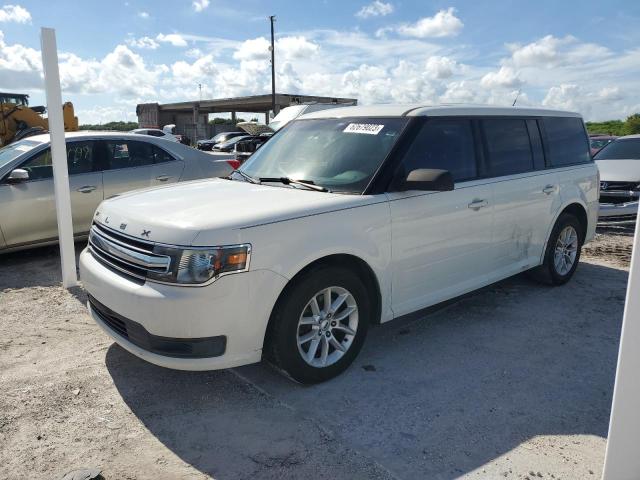 2FMGK5B8XDBD02873 - 2013 FORD FLEX SE WHITE photo 1