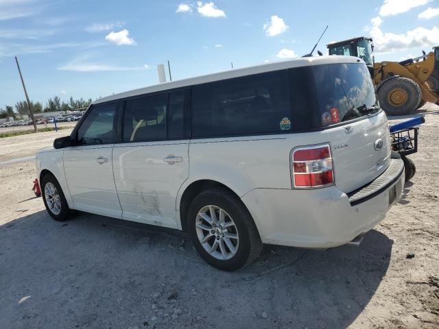 2FMGK5B8XDBD02873 - 2013 FORD FLEX SE WHITE photo 2