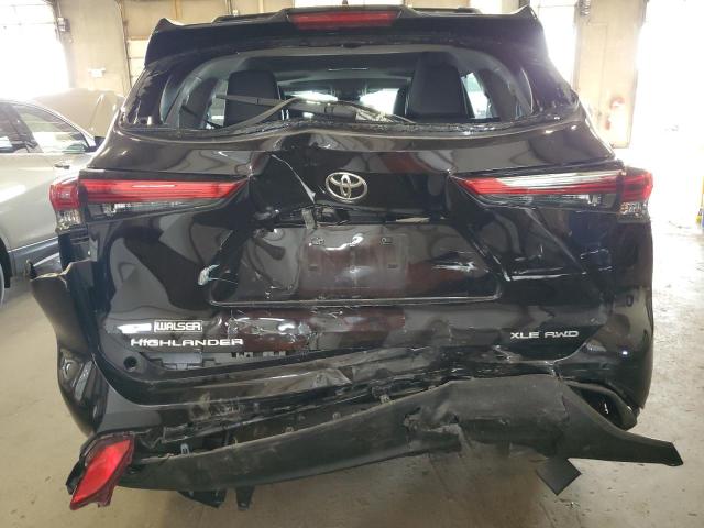 5TDHZRBH5MS132819 - 2021 TOYOTA HIGHLANDER XLE Schwarz Foto 6