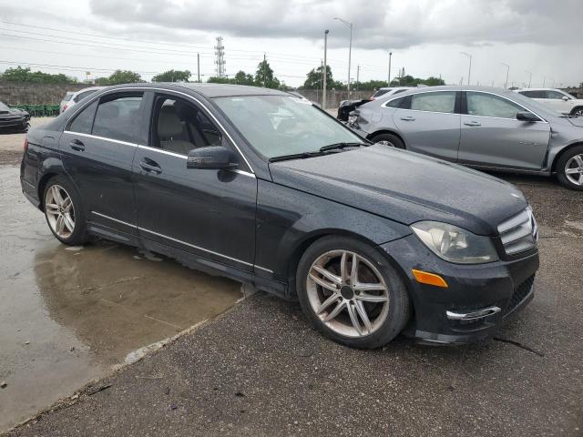 WDDGF8BB2CR201351 - 2012 MERCEDES-BENZ C 300 4MATIC BLACK photo 4