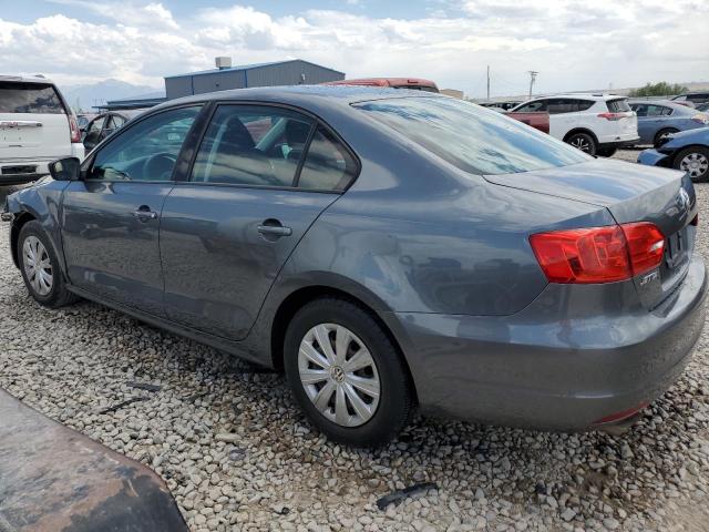 3VW2K7AJXEM392747 - 2014 VOLKSWAGEN JETTA BASE GRAY photo 2