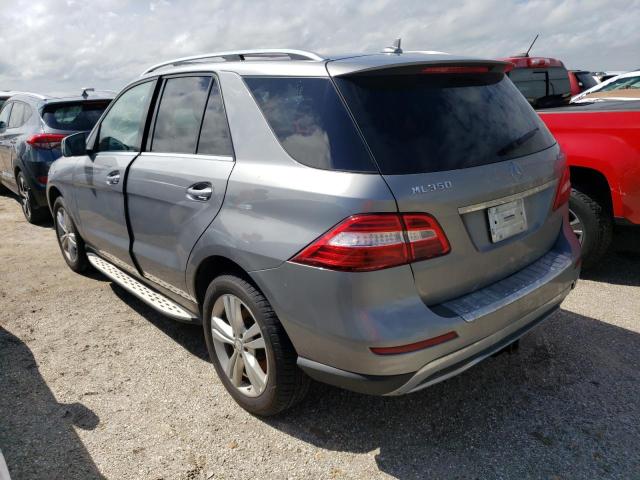 4JGDA5HB2FA458381 - 2015 MERCEDES-BENZ ML 350 4MATIC GRAY photo 3