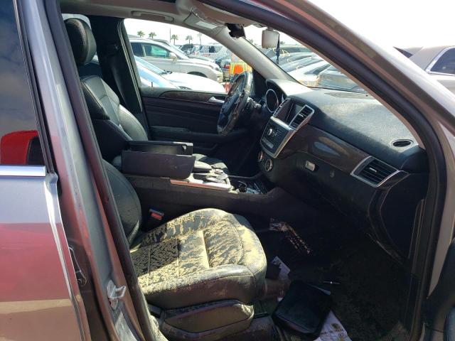 4JGDA5HB2FA458381 - 2015 MERCEDES-BENZ ML 350 4MATIC GRAY photo 5