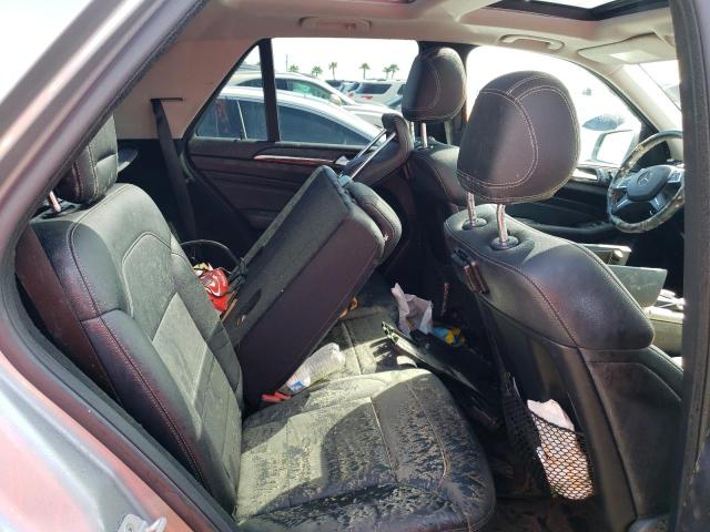 4JGDA5HB2FA458381 - 2015 MERCEDES-BENZ ML 350 4MATIC GRAY photo 6