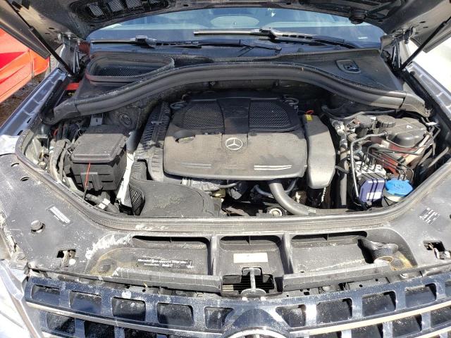 4JGDA5HB2FA458381 - 2015 MERCEDES-BENZ ML 350 4MATIC GRAY photo 7