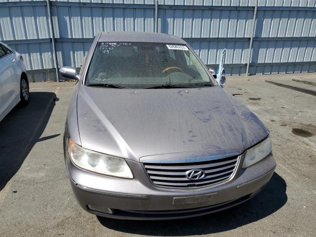 KMHFC46F98A289143 - 2008 HYUNDAI AZERA SE SILVER photo 5