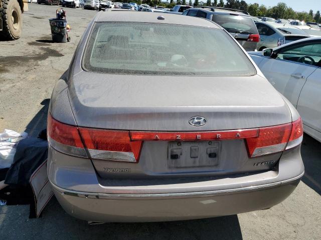 KMHFC46F98A289143 - 2008 HYUNDAI AZERA SE SILVER photo 6