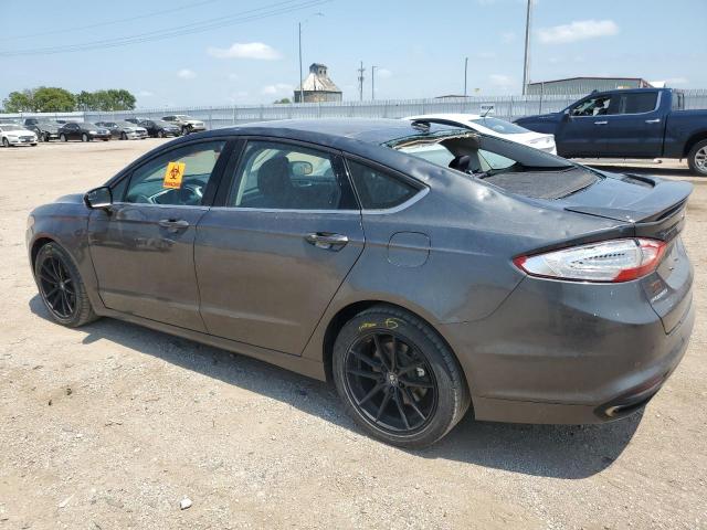 3FA6P0T9XFR186662 - 2015 FORD FUSION SE GRAY photo 2