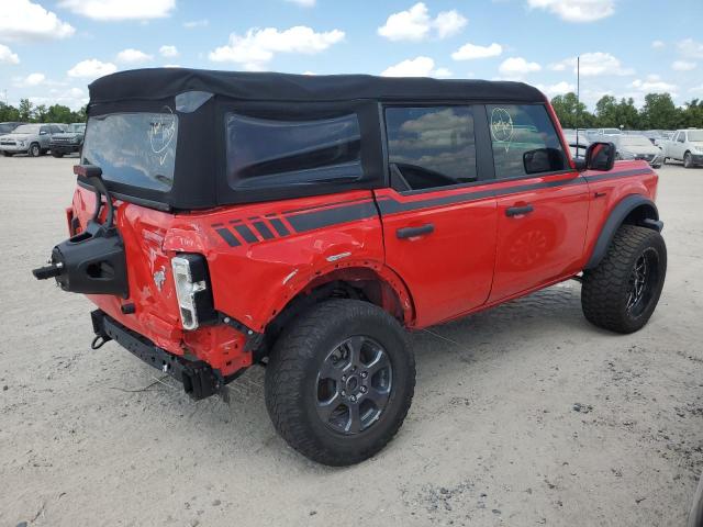 1FMDE5BHXMLA82533 - 2021 FORD BRONCO BASE RED photo 3