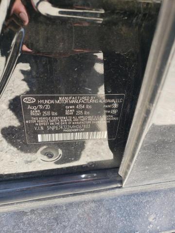 5NPEJ4J22MH067833 - 2021 HYUNDAI SONATA SEL PLUS BLACK photo 13