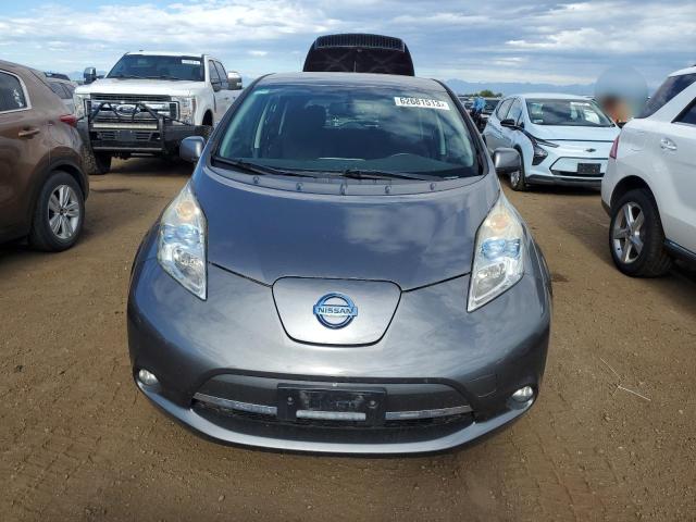 1N4AZ0CP5FC325081 - 2015 NISSAN LEAF S GRAY photo 5