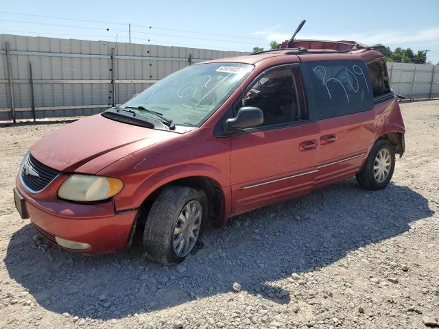 2C4GP54LX3R238931 - 2003 CHRYSLER TOWN & COU LXI RED photo 1