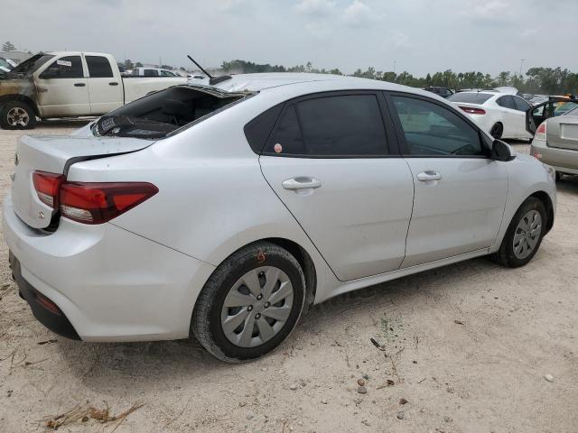 3KPA24AD6LE328848 - 2020 KIA RIO LX SILVER photo 3