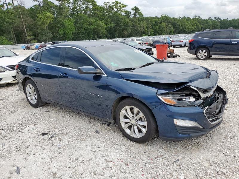 1G1ZD5ST0KF155172 - 2019 CHEVROLET MALIBU LT Көк фото 4