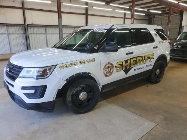 1FM5K8ARXKGB44429 - 2019 FORD EXPLORER POLICE INTERCEPTOR WHITE photo 1