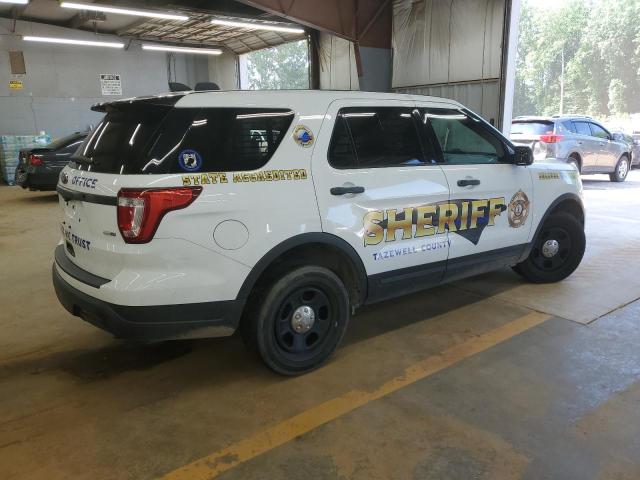 1FM5K8ARXKGB44429 - 2019 FORD EXPLORER POLICE INTERCEPTOR WHITE photo 3