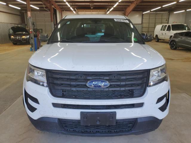 1FM5K8ARXKGB44429 - 2019 FORD EXPLORER POLICE INTERCEPTOR WHITE photo 5
