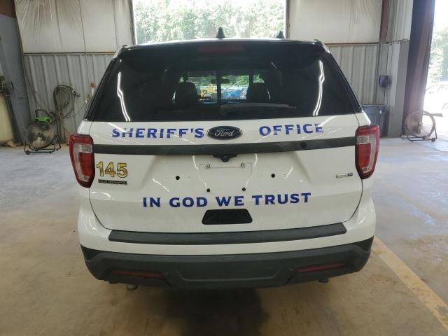 1FM5K8ARXKGB44429 - 2019 FORD EXPLORER POLICE INTERCEPTOR WHITE photo 6