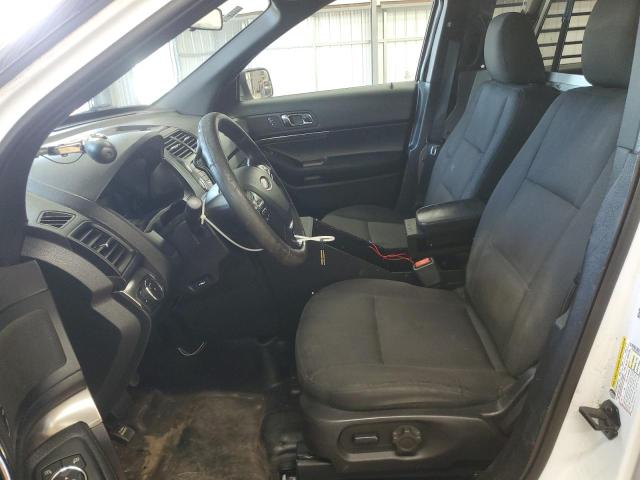 1FM5K8ARXKGB44429 - 2019 FORD EXPLORER POLICE INTERCEPTOR WHITE photo 7