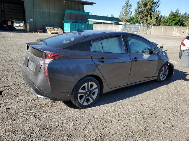 JTDKARFUXJ3545367 - 2018 TOYOTA PRIUS CHARCOAL photo 3