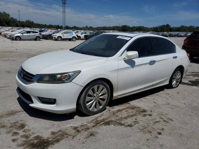 1HGCR2F76FA148368 - 2015 HONDA ACCORD EX WHITE photo 1