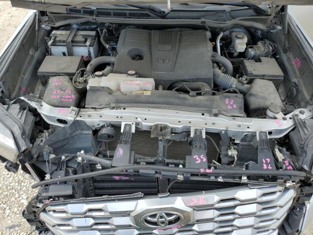 5TFMA5DB8NX010569 - 2022 TOYOTA TUNDRA CREWMAX PLATINUM ვერცხლისფერი ფოტო 11