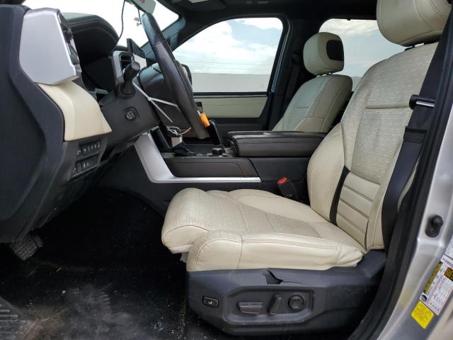 5TFMA5DB8NX010569 - 2022 TOYOTA TUNDRA CREWMAX PLATINUM ვერცხლისფერი ფოტო 7