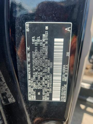 5TBRT34165S469447 - 2005 TOYOTA TUNDRA ACCESS CAB SR5 BLACK photo 12