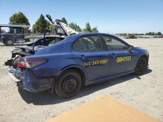 4T1G31AKXPU051712 - 2023 TOYOTA CAMRY SE NIGHT SHADE BLUE photo 3