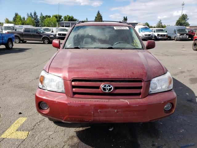 JTEHP21A870208277 - 2007 TOYOTA HIGHLANDER SPORT BURGUNDY photo 5