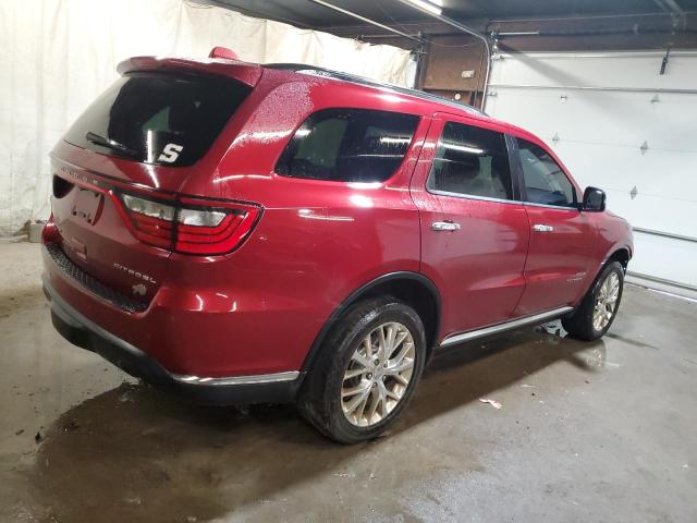 1C4RDJEG1FC177378 - 2015 DODGE DURANGO CITADEL BURGUNDY photo 3