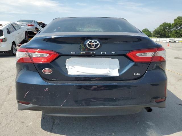 4T1B11HK9JU611121 - 2018 TOYOTA CAMRY L BLUE photo 6