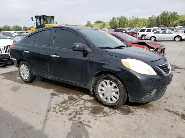 3N1CN7AP6DL858801 - 2013 NISSAN VERSA S BLACK photo 4