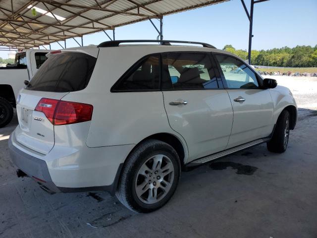 2HNYD28228H503636 - 2008 ACURA MDX WHITE photo 3