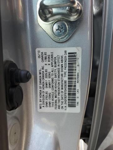 2HGFB2F97DH556380 - 2013 HONDA CIVIC EXL SILVER photo 13