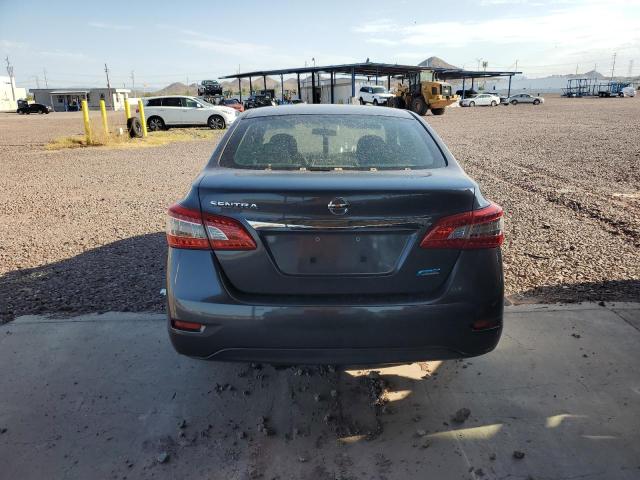 3N1AB7AP1EL680541 - 2014 NISSAN SENTRA S GRAY photo 6