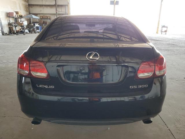 JTHBH96S465029414 - 2006 LEXUS GS 300 BLACK photo 6