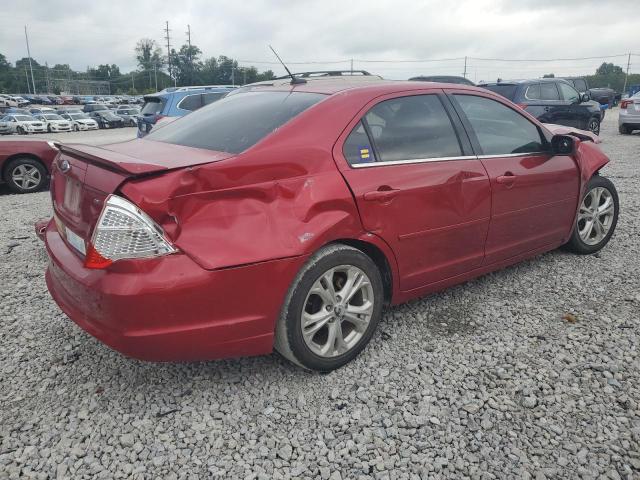 3FAHP0HA4CR258821 - 2012 FORD FUSION SE RED photo 3