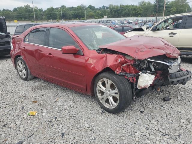 3FAHP0HA4CR258821 - 2012 FORD FUSION SE RED photo 4