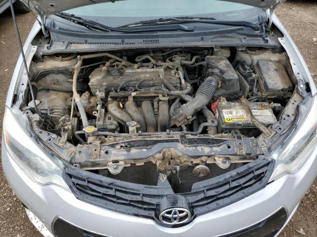 5YFBURHE6FP333884 - 2015 TOYOTA COROLLA L SILVER photo 11