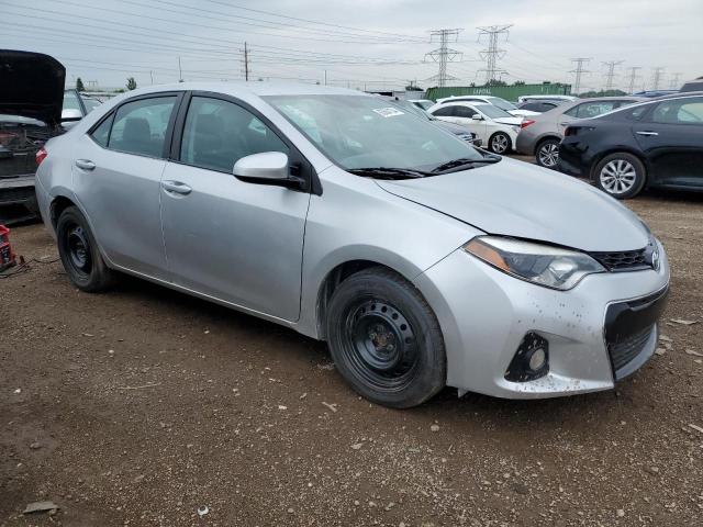 5YFBURHE6FP333884 - 2015 TOYOTA COROLLA L SILVER photo 4